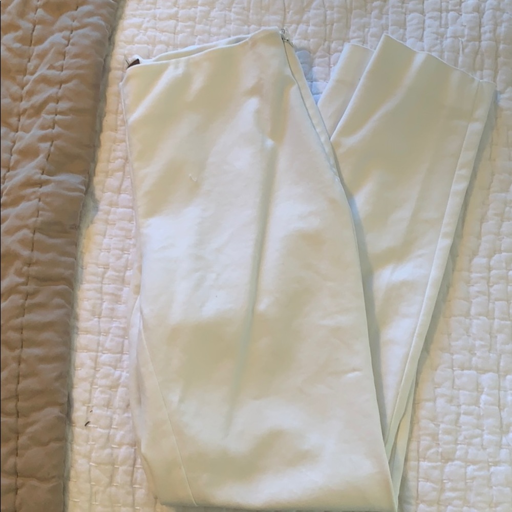 Vince Camuto High Waisted straight leg crop pants